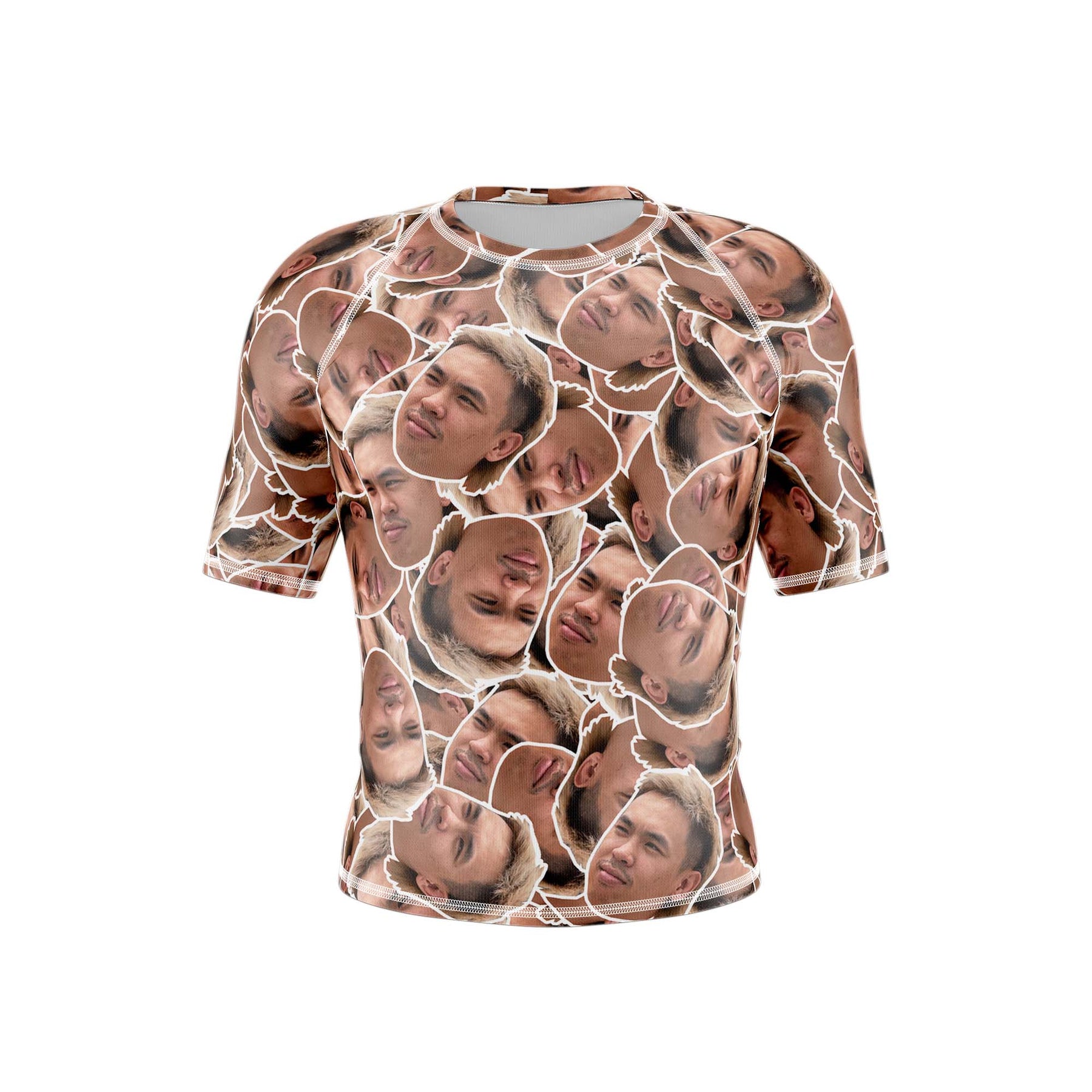 Custom Selfie Rash Guard - Men