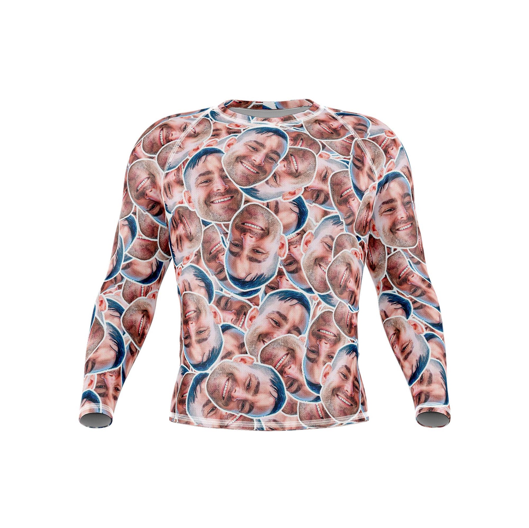 Custom Selfie Rash Guard - Men