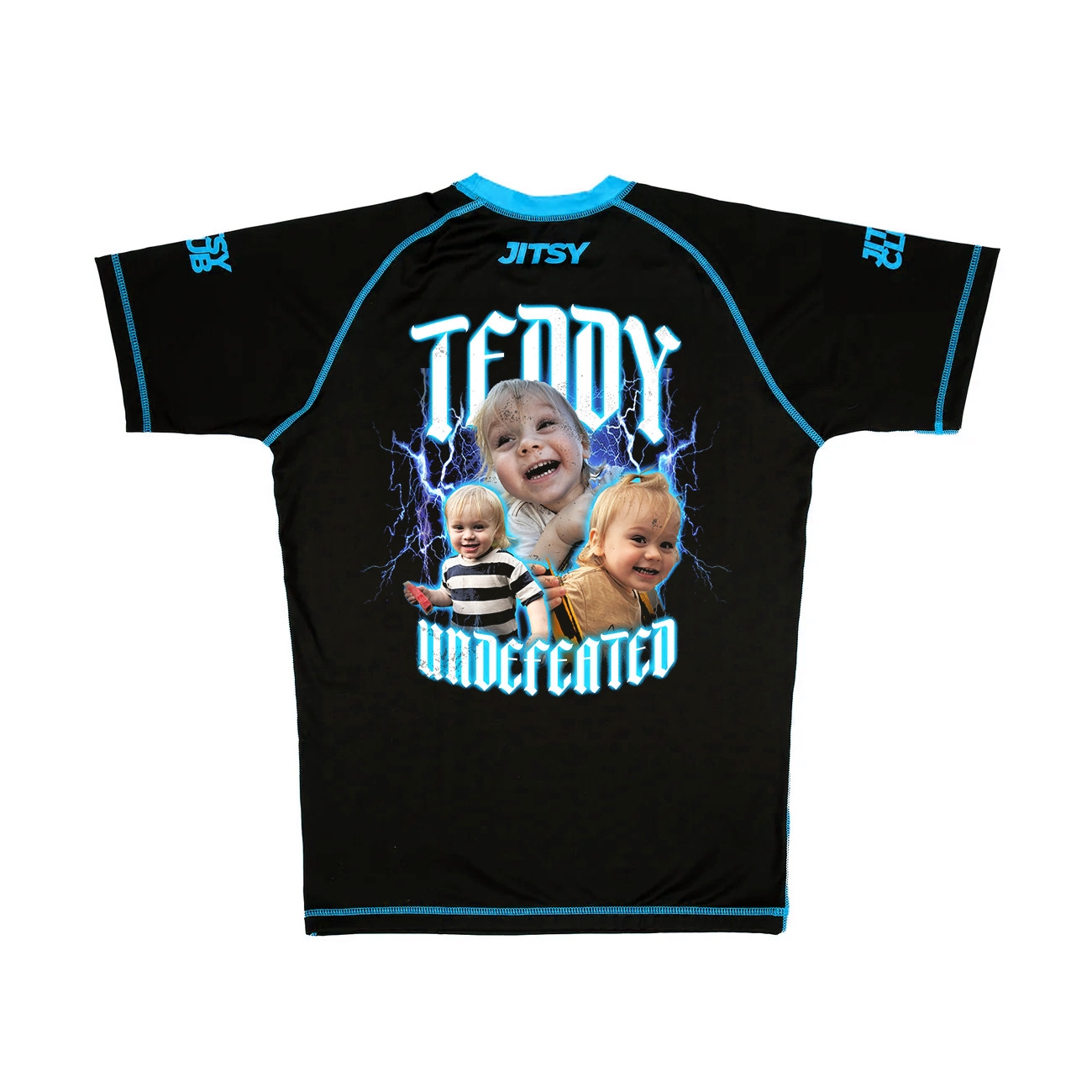 Rockband Lightning Custom Selfie Rash Guard