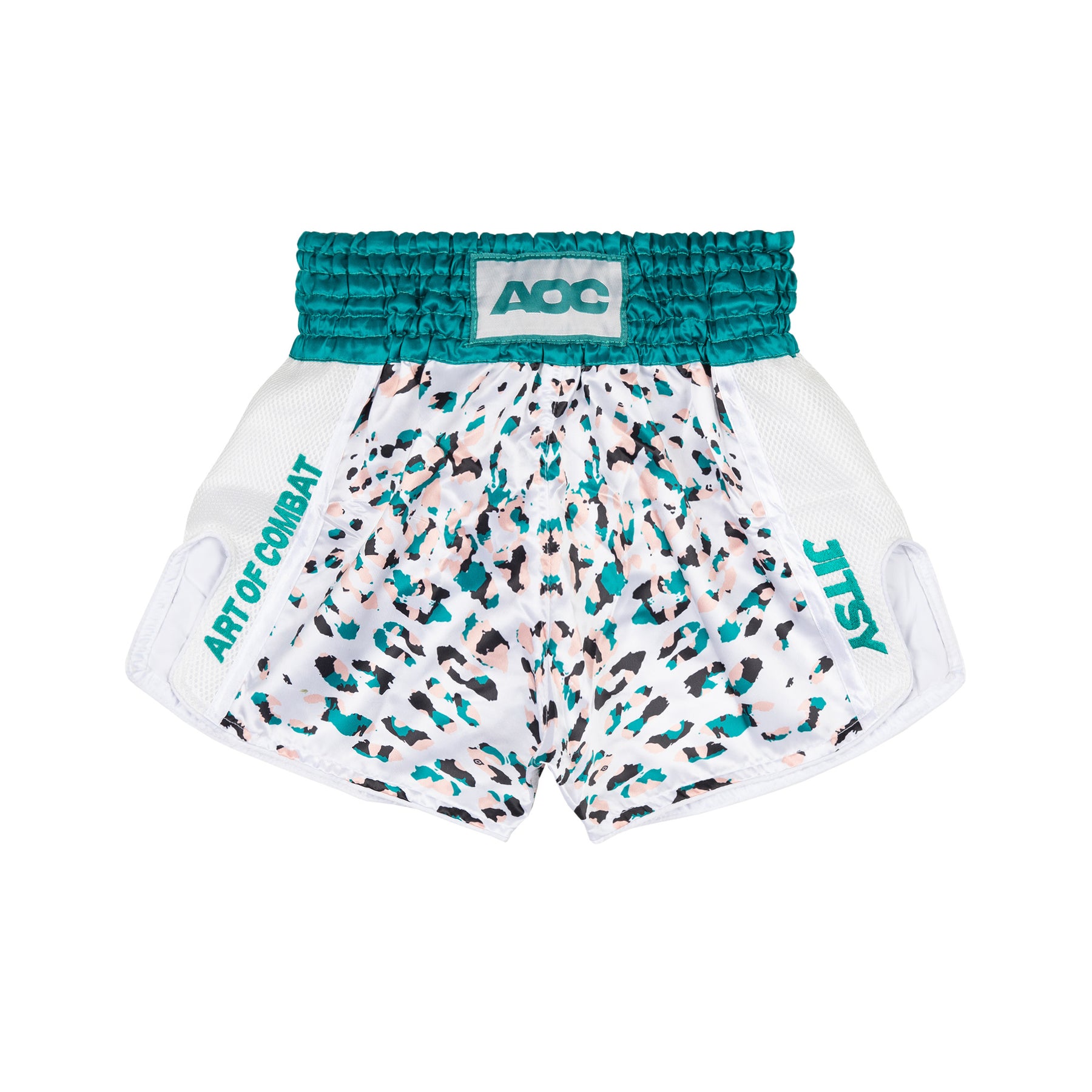 AOC White Ocelot Muay Thai Shorts - Women