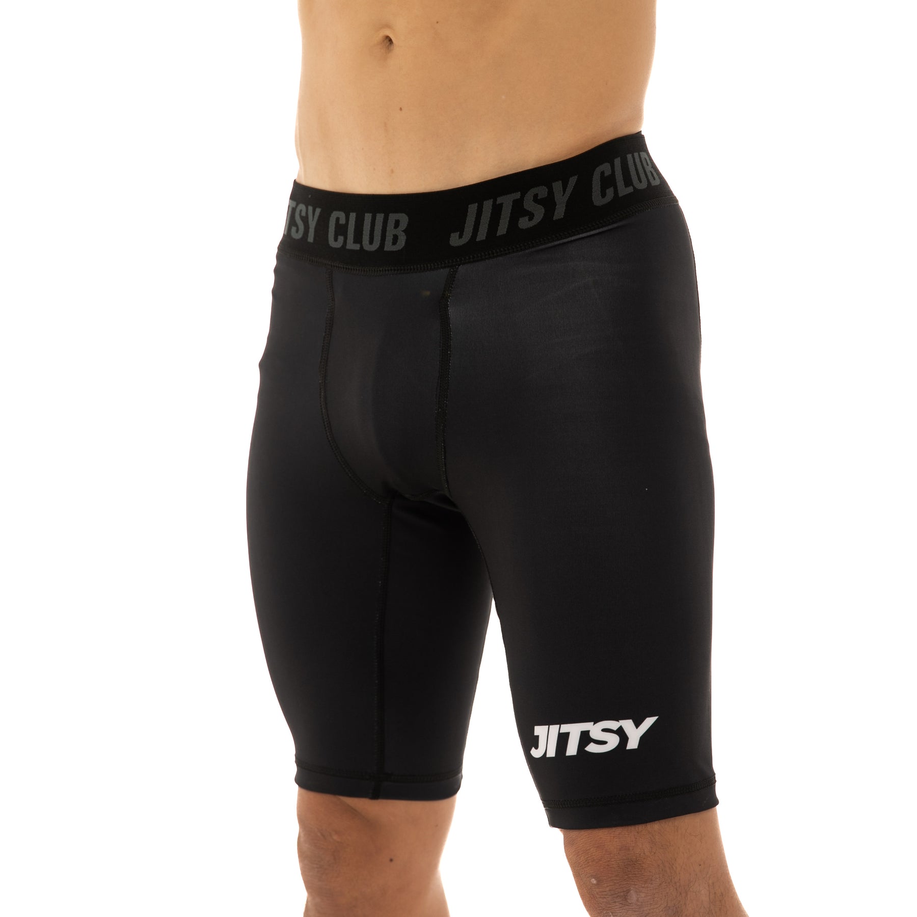 Jitsy Black Compression Shorts - Men