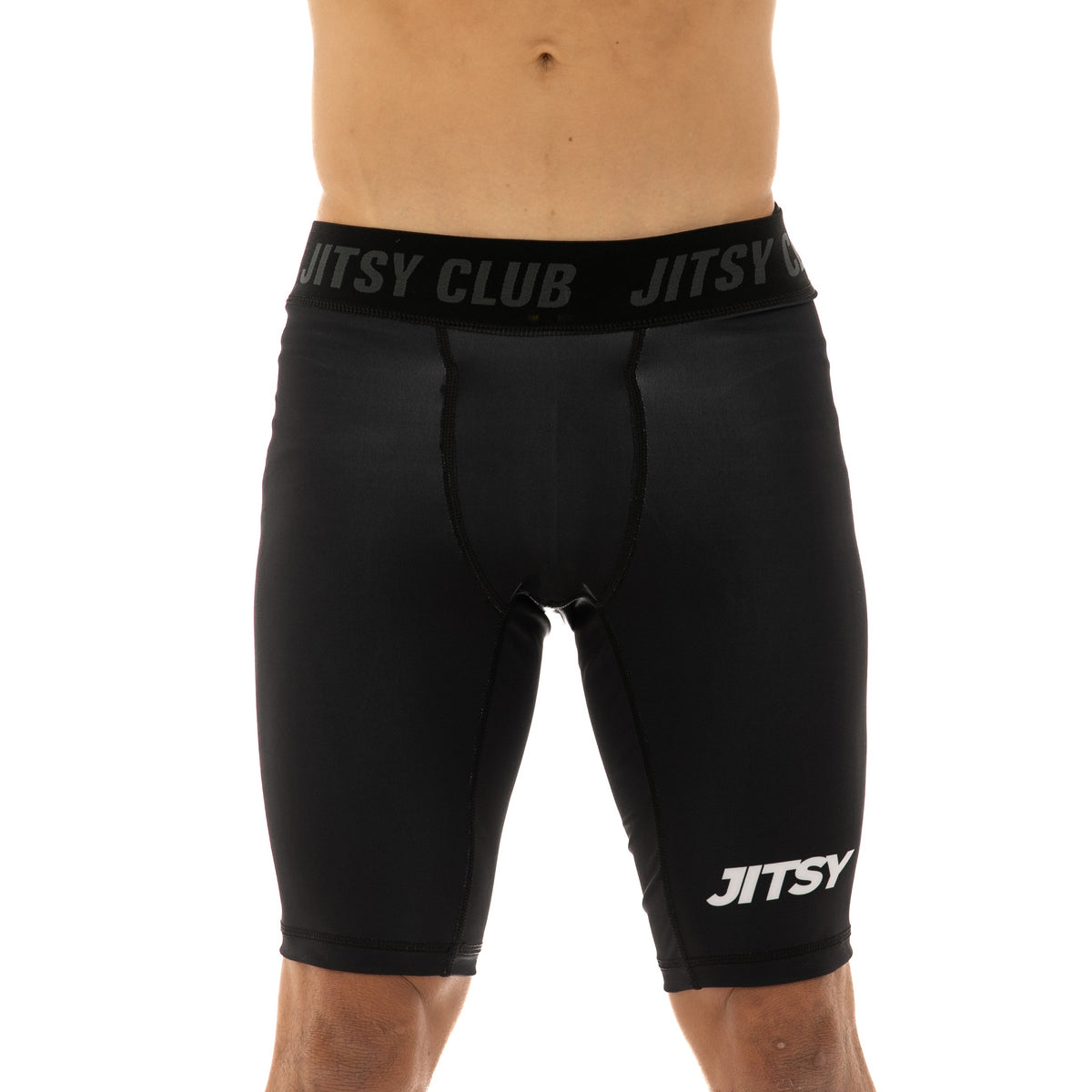 Jitsy Black Compression Shorts - Big Men