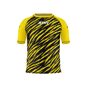 Zaps Ranked BJJ Rash Guard - Kids - Yellow