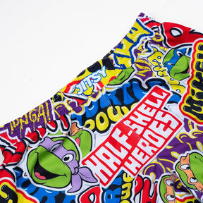 TMNT Graffiti MMA Shorts