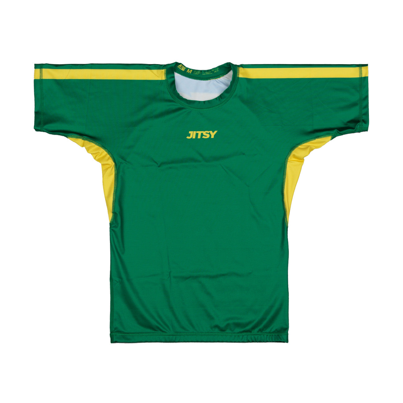 Green & Gold Rash Guard - Men