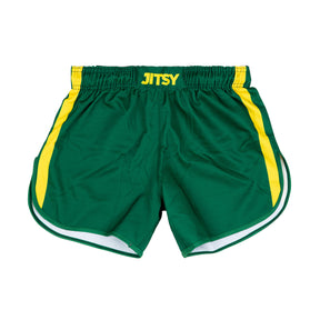 Green & Gold Hybrid Shorts - Men