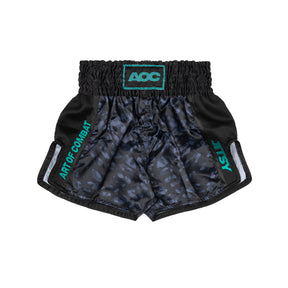 AOC Black Ocelot Muay Thai Shorts - Men