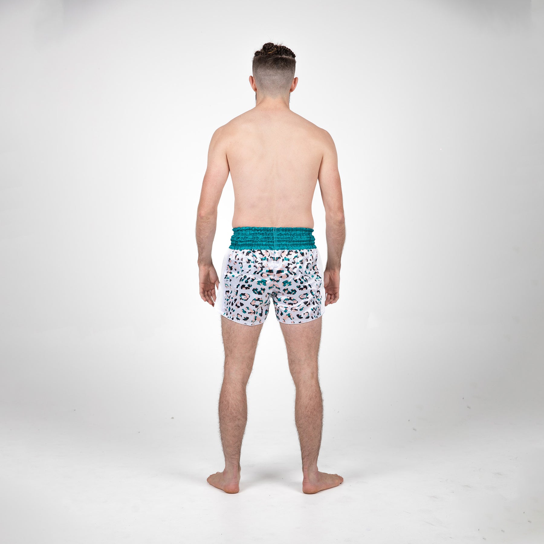 AOC White Ocelot Muay Thai Shorts - Men