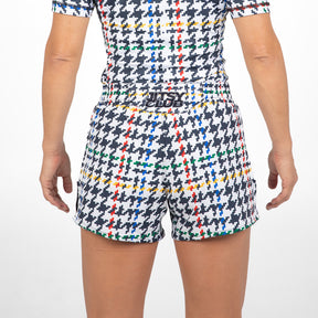 Houndstooth MMA Shorts - Women