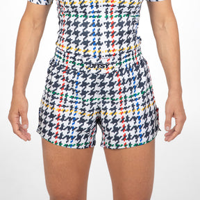 Houndstooth MMA Shorts - Women