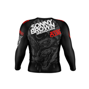 Leglock Mongrel - Sonny Brown X Jitsy Club Rash Guard Collab