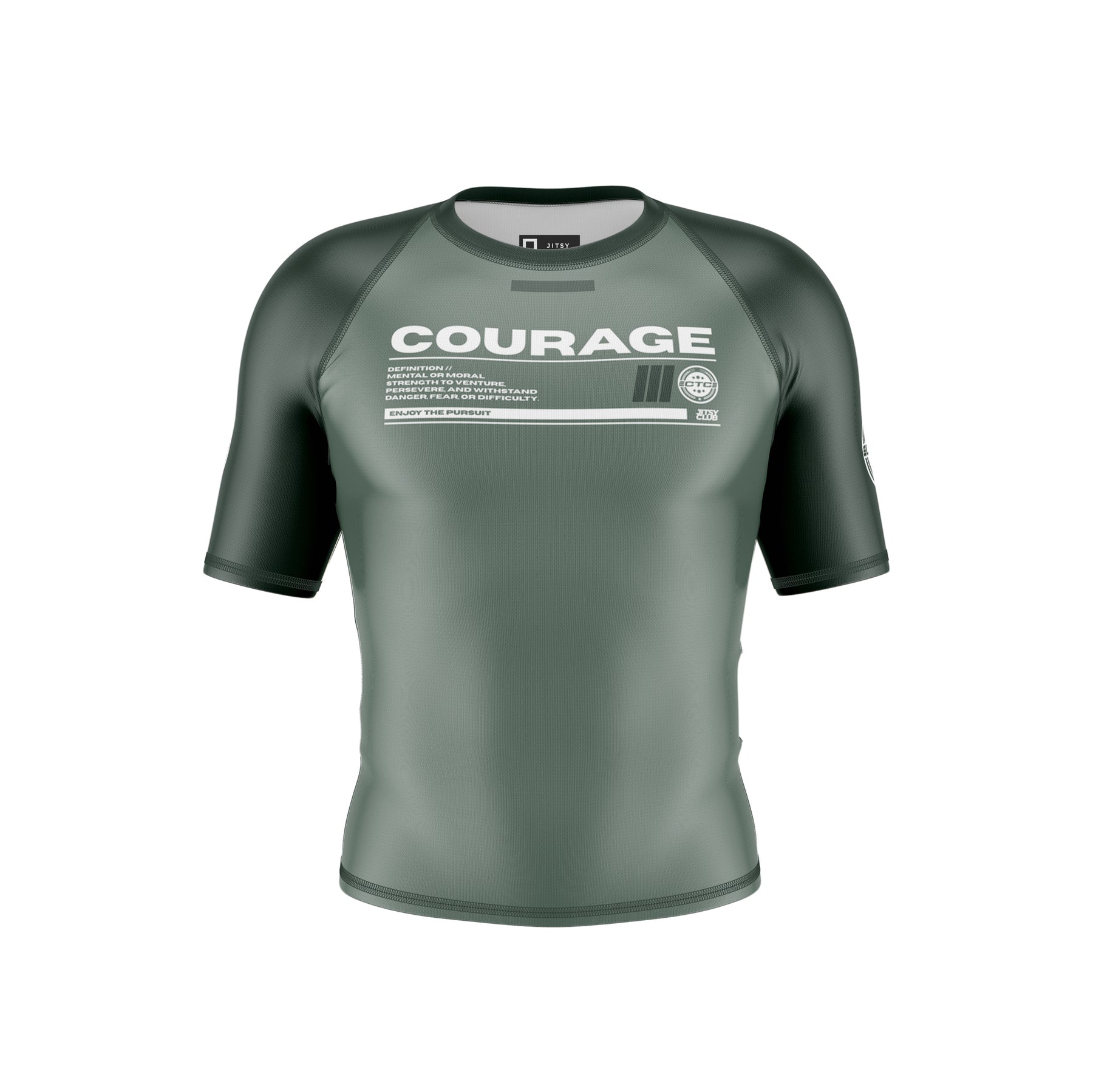 Courage Defined X Jitsy Rash Guard Collab